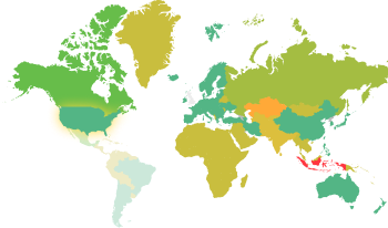 Embedded emissions by country of origin