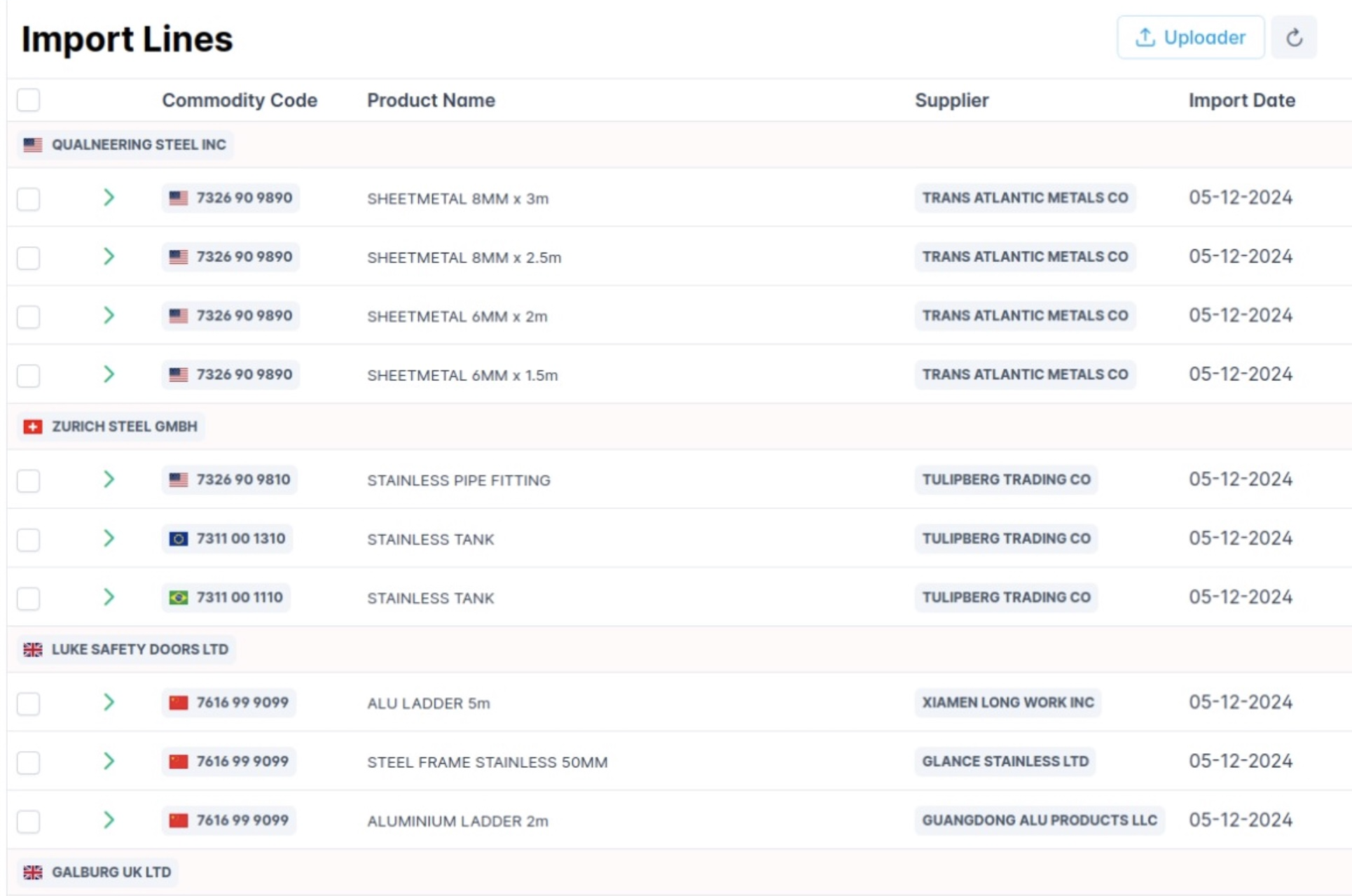 bulk import cbam software A comprehensive list of imports that show the vast complexity of the Dubrink platform.<br />